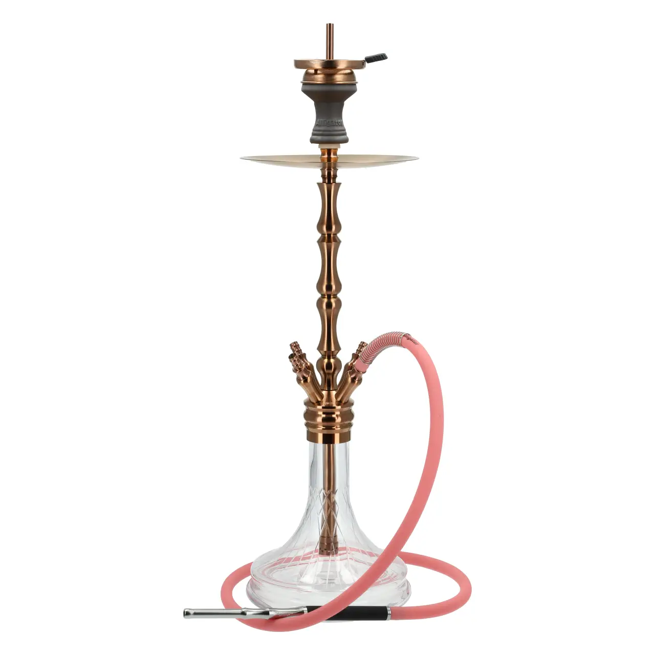 Alligator Gator Edelstahl Shisha - Bronze - Komplett-Set, 78 cm Alligator Gator Shisha Bronze