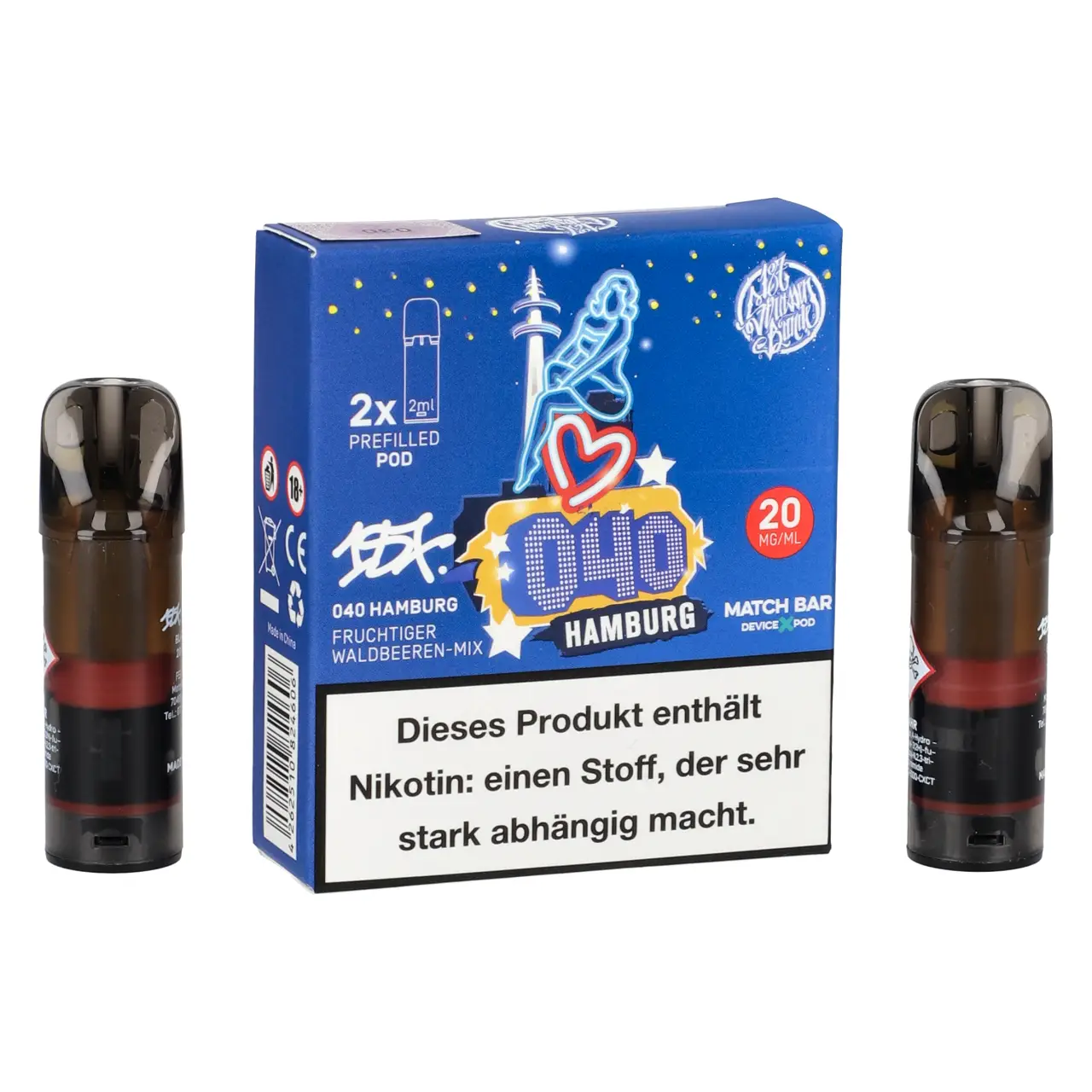 187 Pods 040 Hamburg im 2er Pack