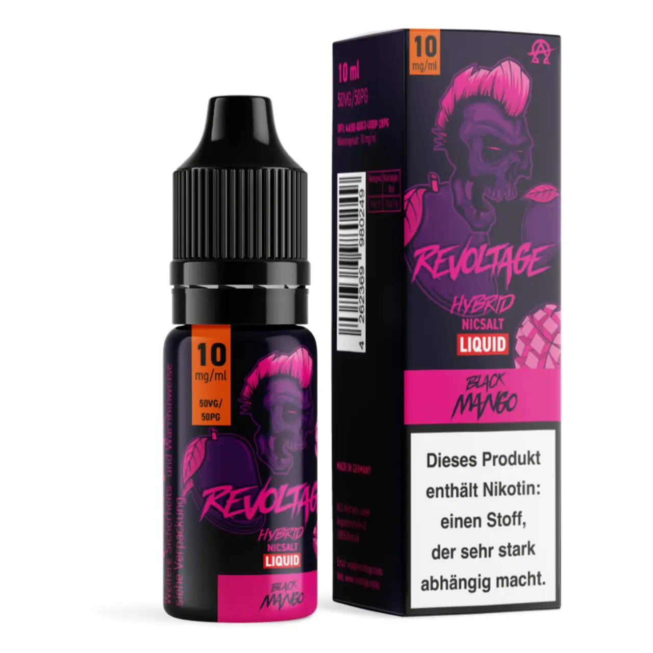 Black Mango - Revoltage Hybrid Nicsalt Liquid 10ml