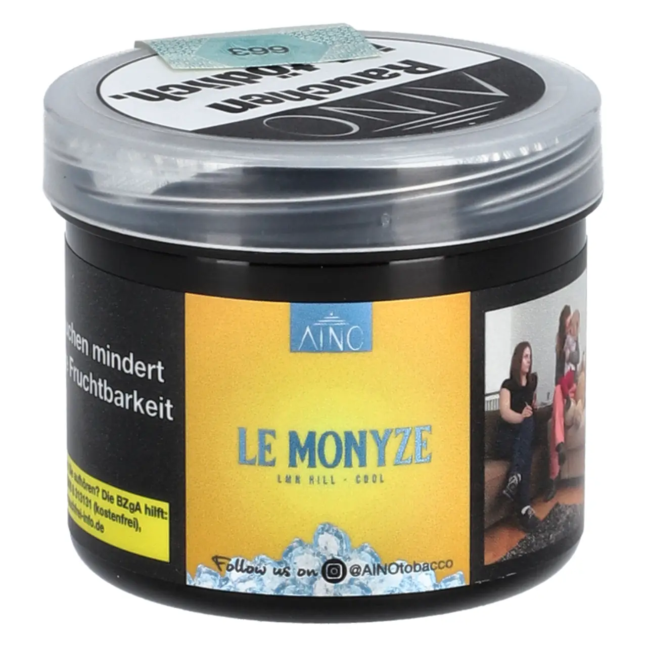 Aino kühle Zitrone (Le Monyze) Shisha Tabak, 20g Aino Shisha Tabak Le Monyze - kühle Zitrone - 20g
