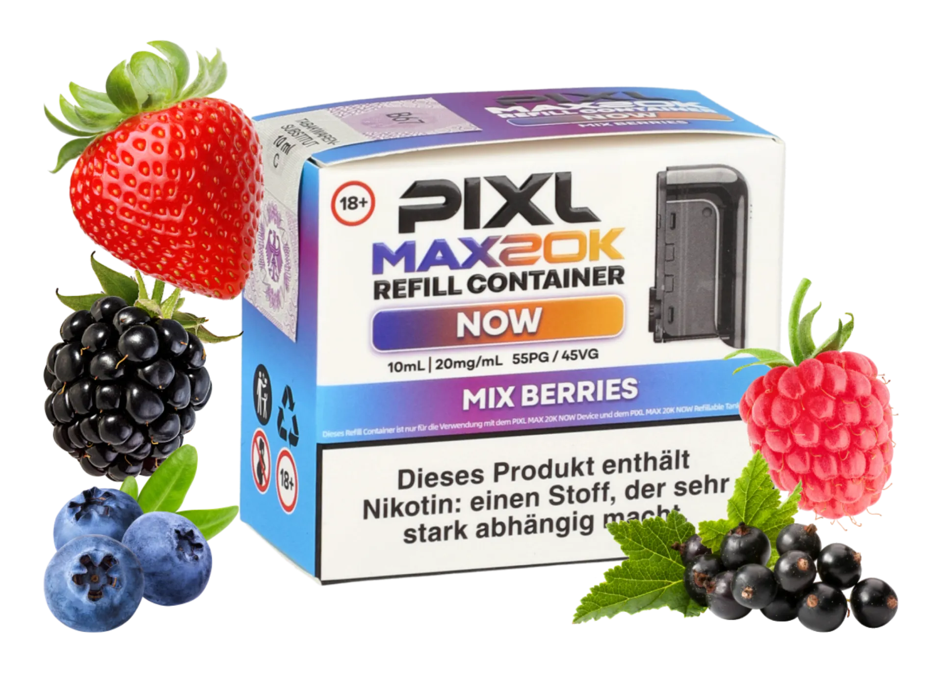 Pixl Vape Max 20K Now Mix Berries