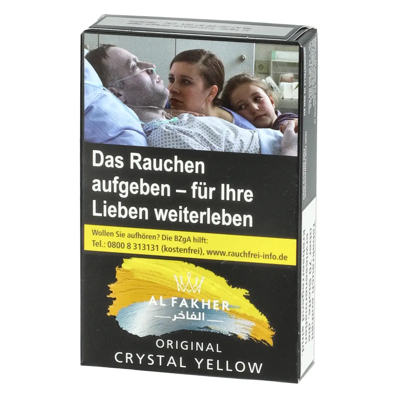 Al Fakher Shisha Tabak Crystal Yellow - kühle Zitrone - 25g