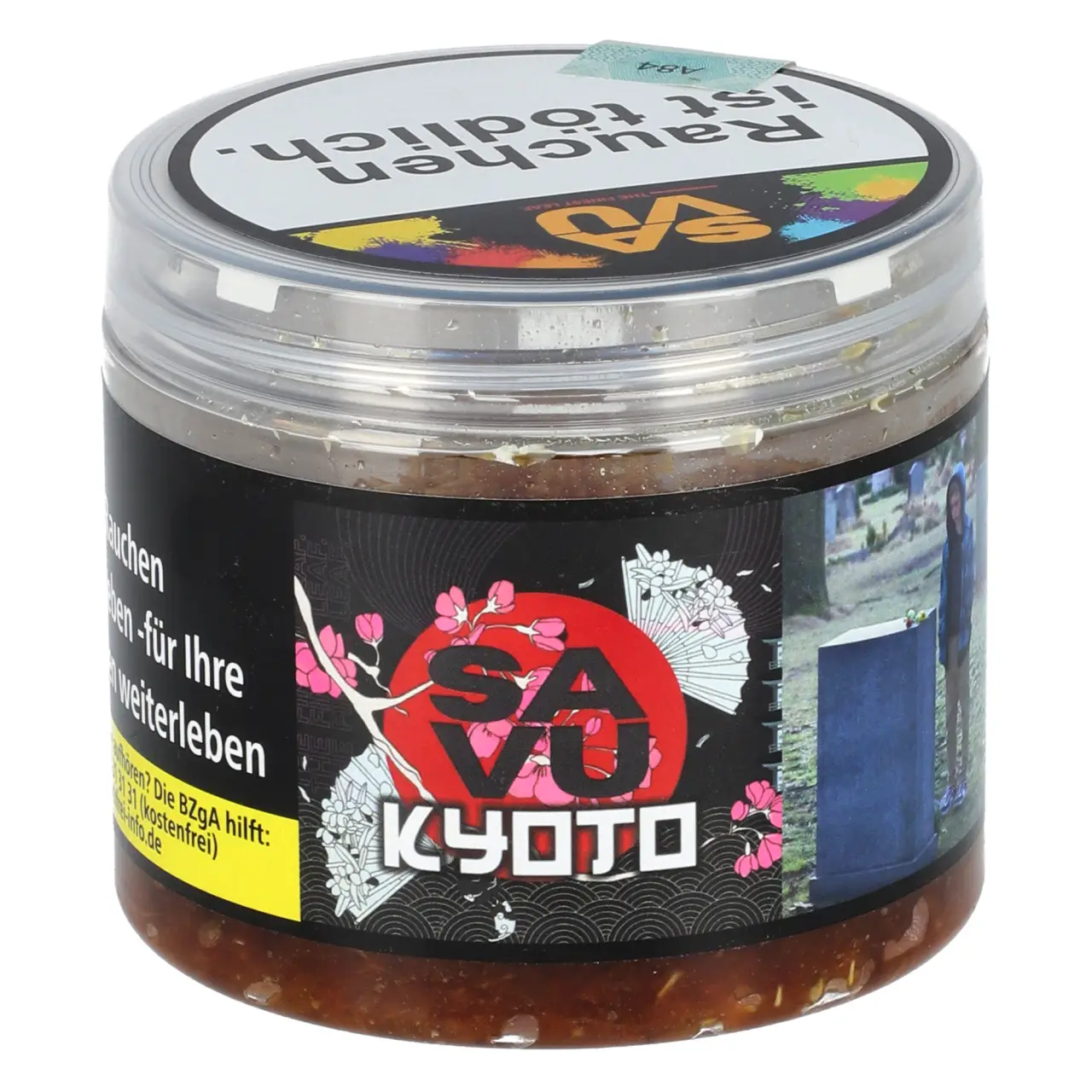 SAVU Tabak Kyoto - Süßkirsche Ice - Shisha Tabak 200g SAVU Kyoto Shisha Tabak - 200g Dose