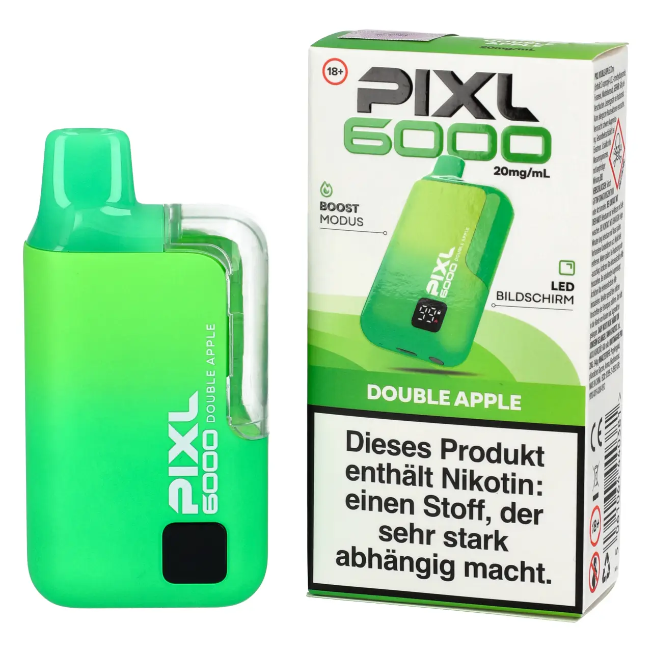 Pixl 6000 Vape Double Apple Basisgerät