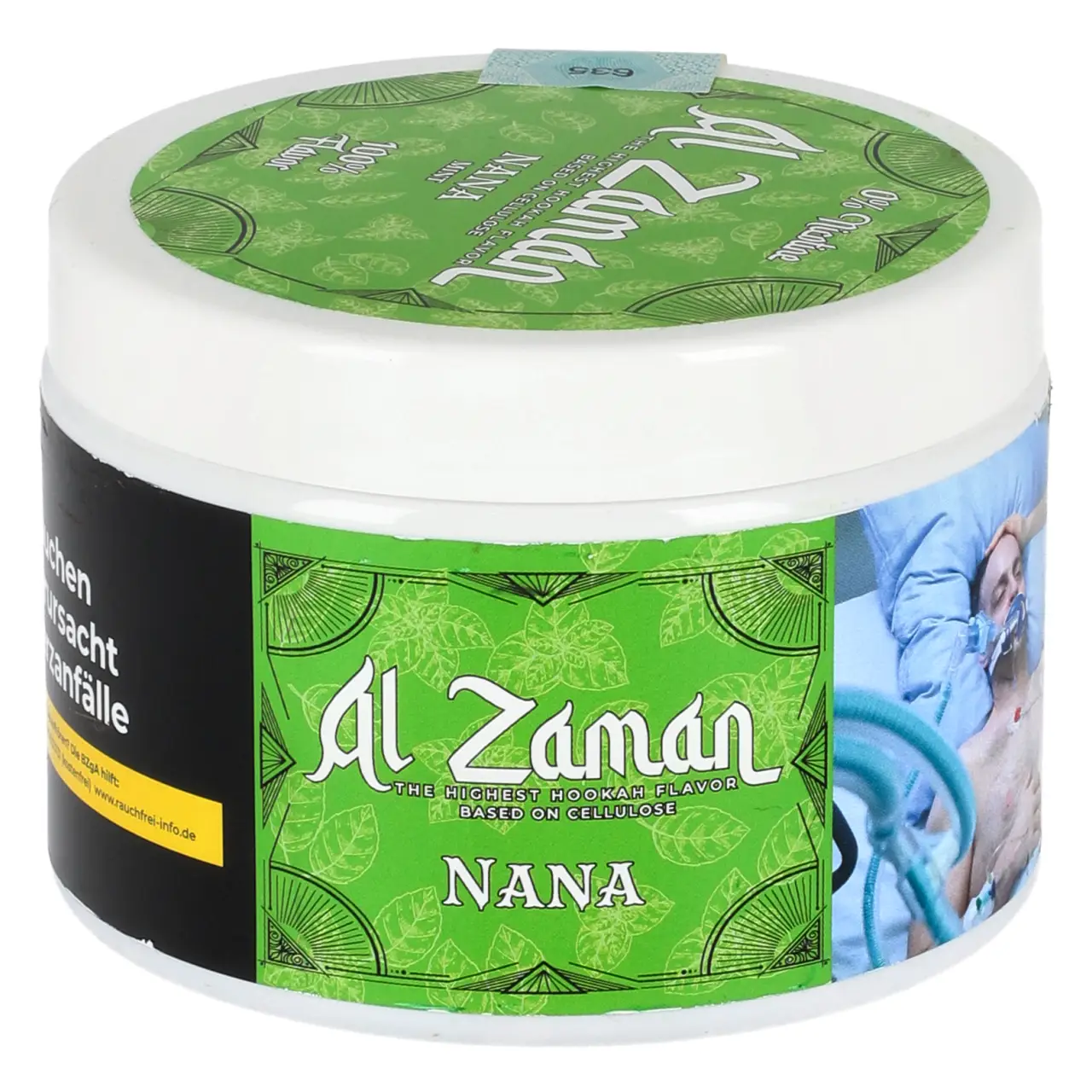 Al Zaman Minze (Nana) nikotinfreier Shisha Tabak, 200g Al Zaman Nana Shisha Tabak Ersatz 200g