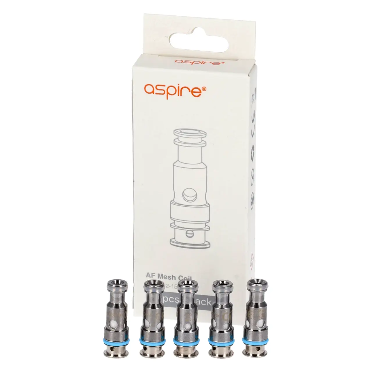 Aspire AF Mesh Coil Verdampferkopf, 5-er Packung Aspire AF Mesh Head Verdampfer in der 5er Packung