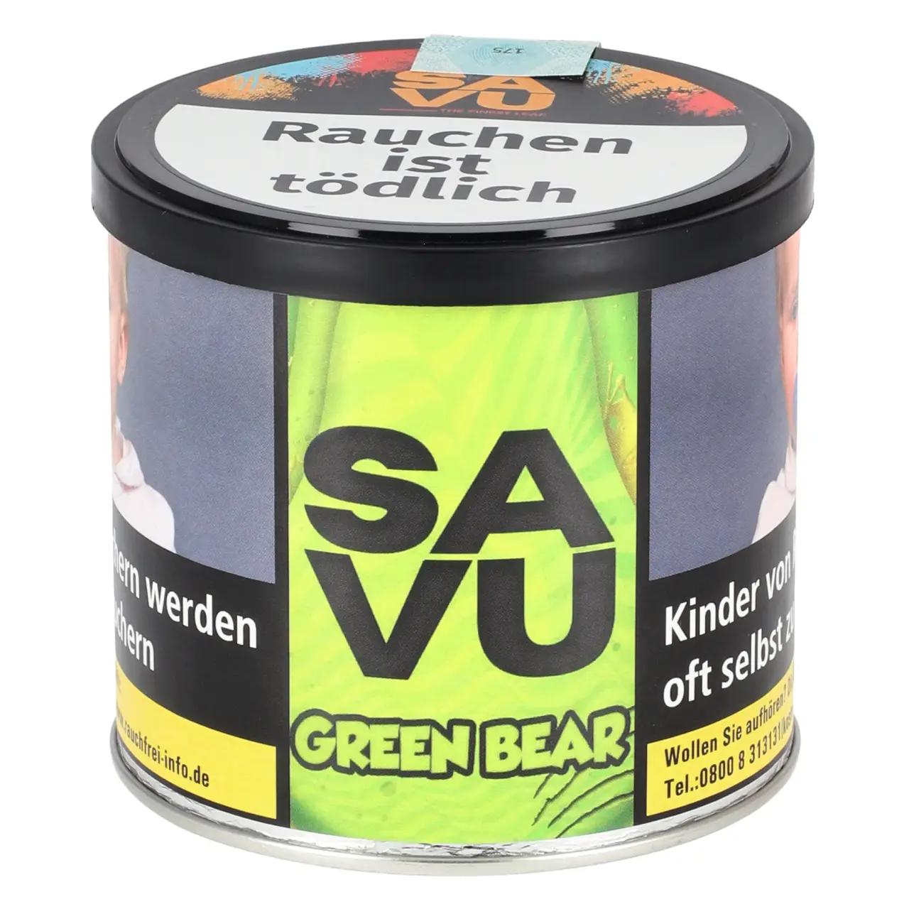 Savu Green Bear Shisha Tabak 200g