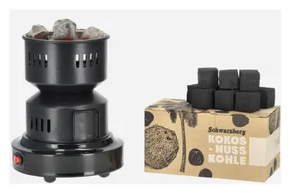 Shisha-Kohle anzünden