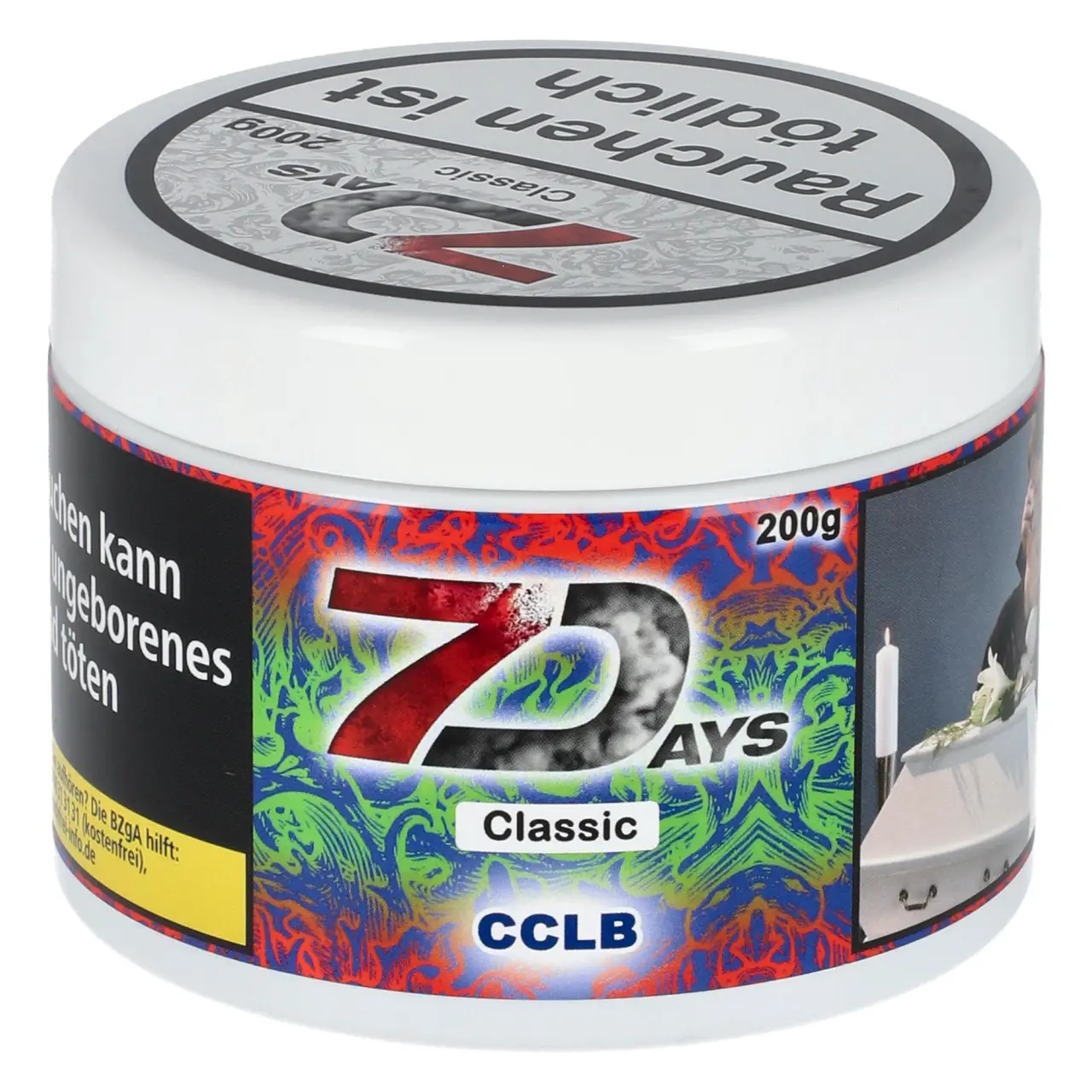 7 Days Classic Beerenmix Kirsche Limette Ice (CCLB) Shisha Tabak, 200g 7 Days Classic CCLB Shisha Tabak 200g Dose