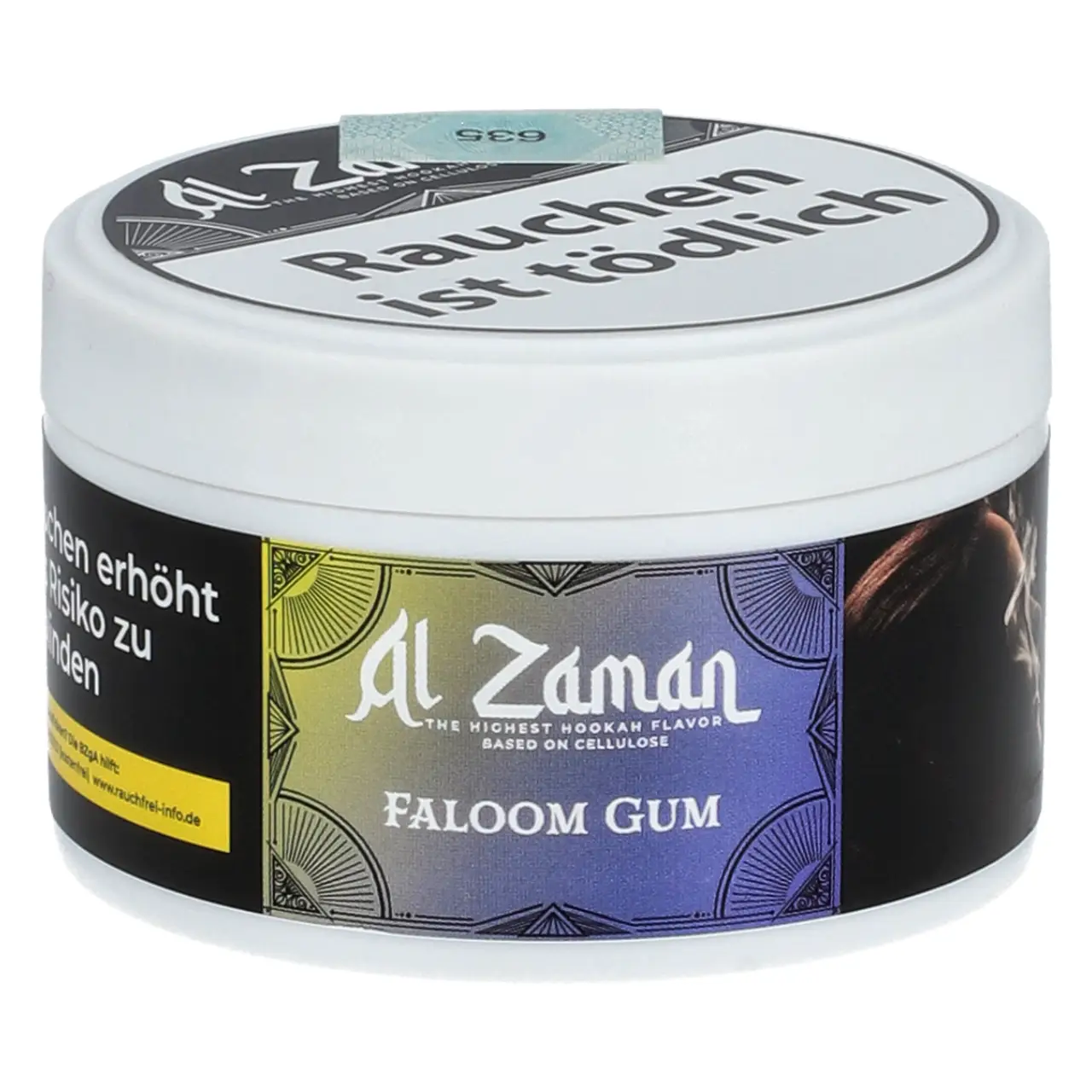 Al Zaman türkischer Kaugummi (Faloom Gum) nikotinfreier Shisha Tabak, 20g Al Zaman nikotinfreier Shisha Tabak Faloom Gum - türkischer Kaugummi - 25g