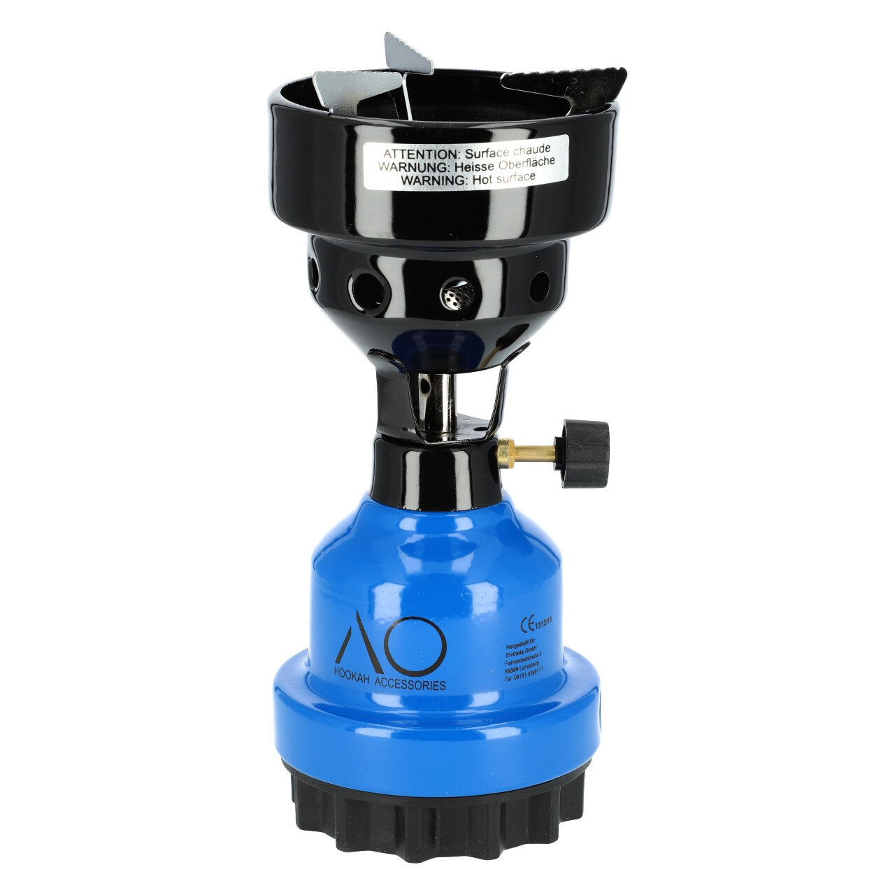 SHWD13296 AO Gaskocher Kohleanzünder, Blau