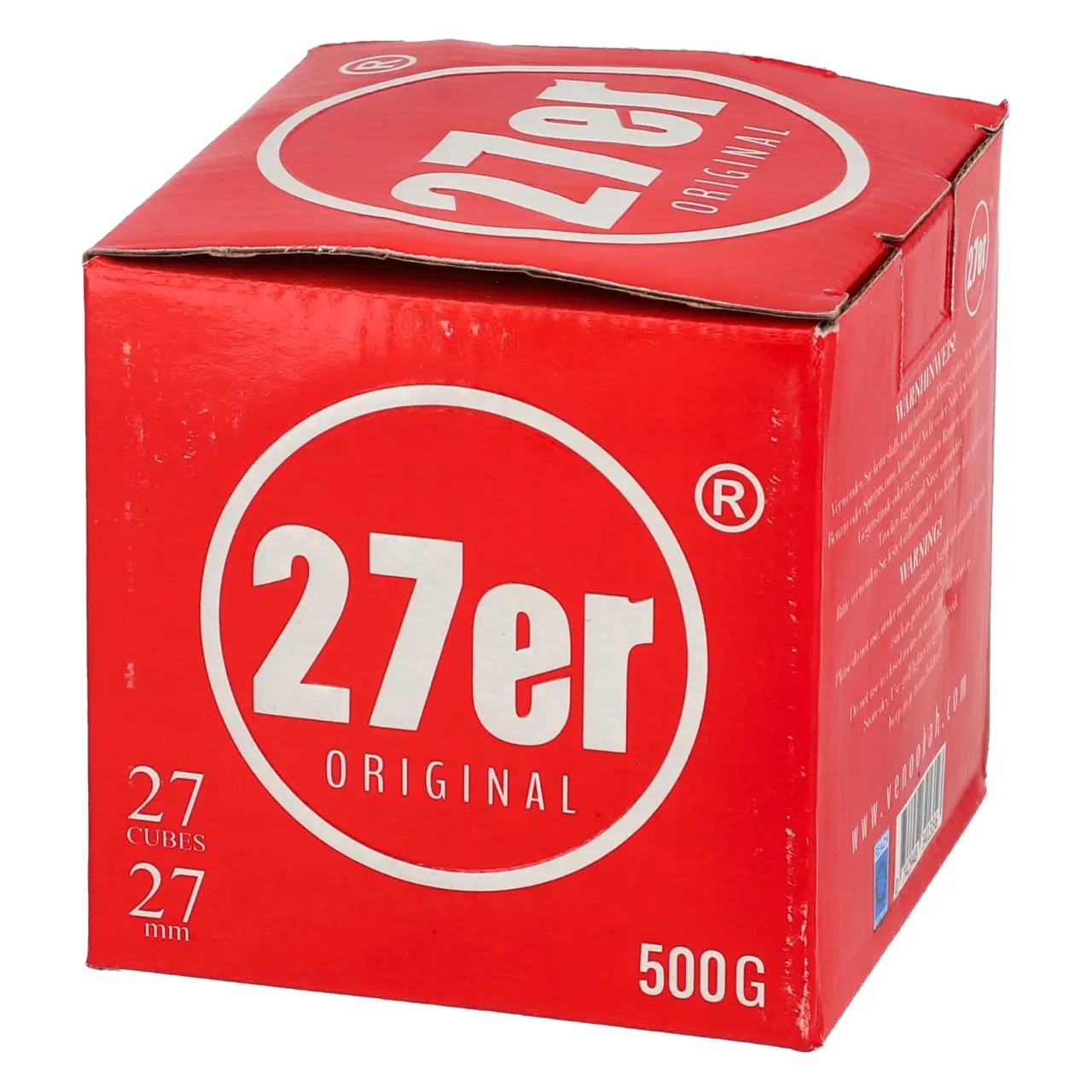 27er Original Cubes 500g Shisha Kohle 