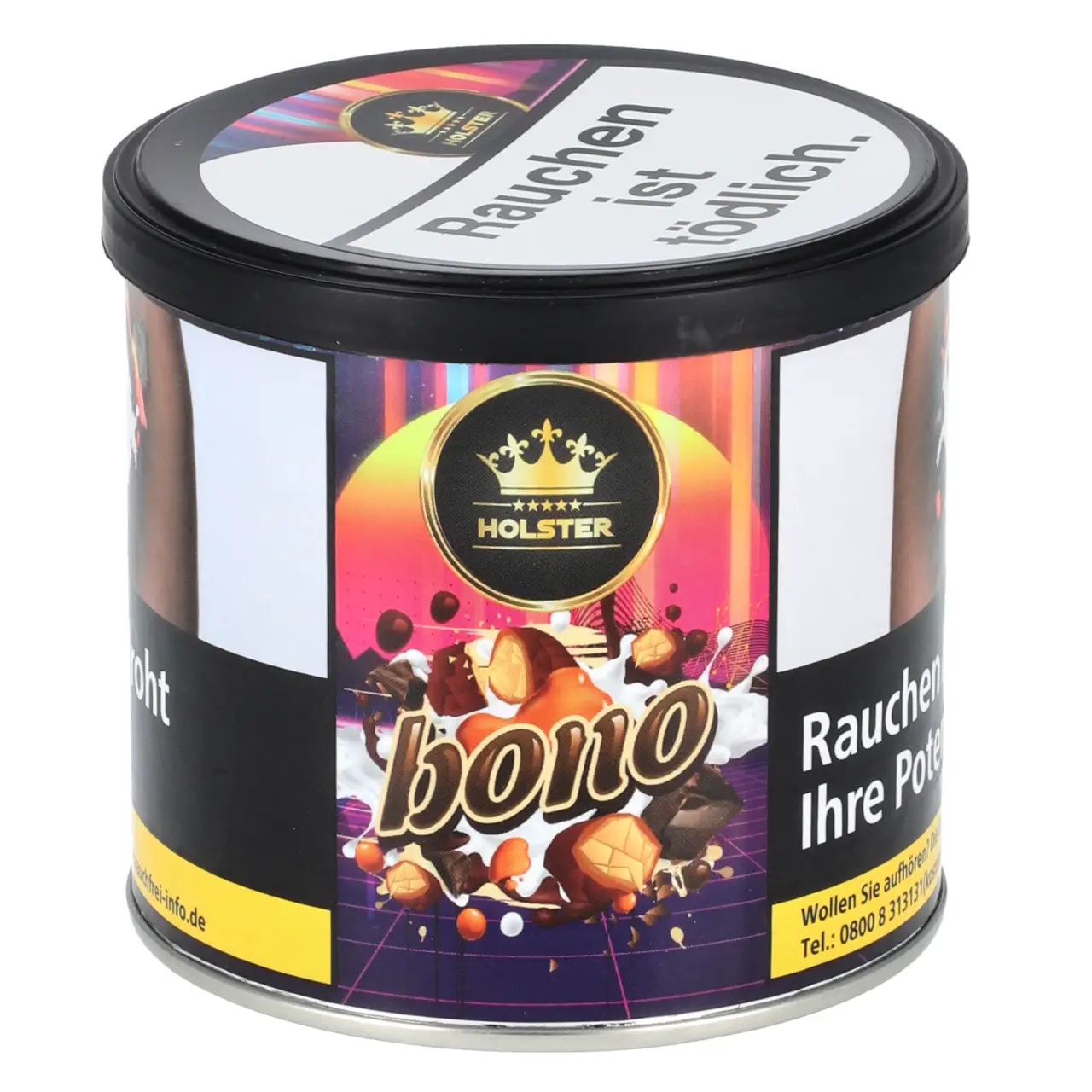 Holster Tabak Bono - Haselnuss Milchwaffel - Shisha Tabak 200g Holster Tobacco Bono Shisha Tabak in der 200g Dose