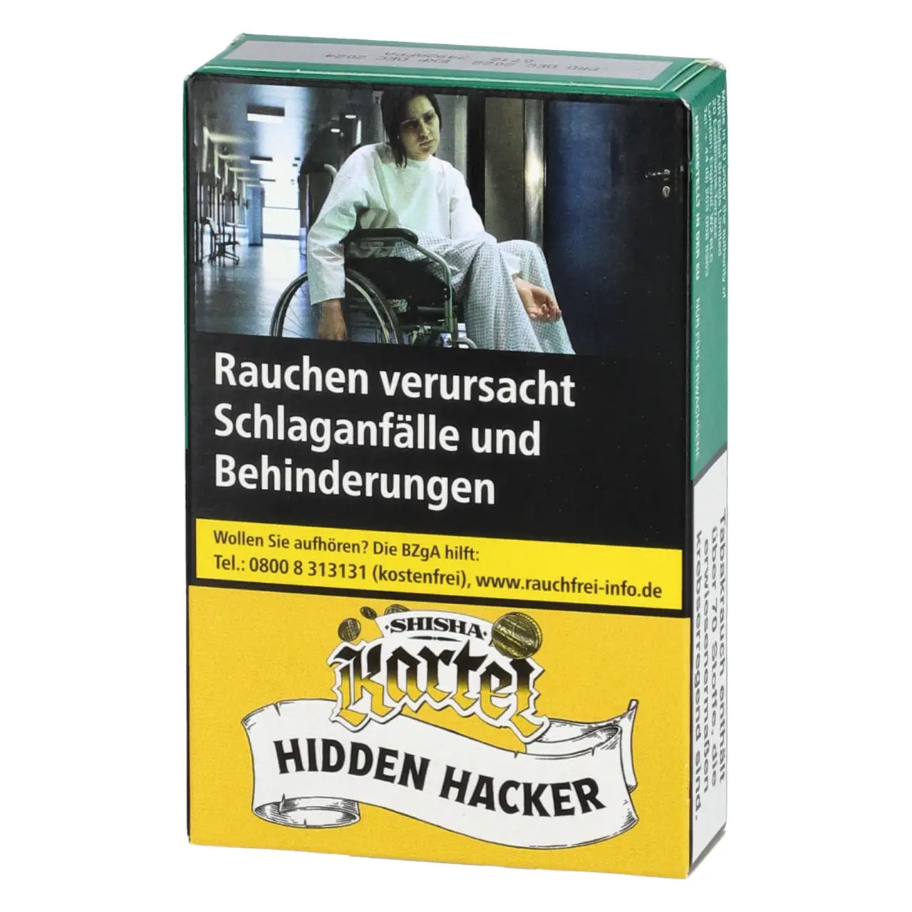 Shisha Kartel Wasserpfeifentabak Hidden Hacker - Zitrone Mango Birne - 25g