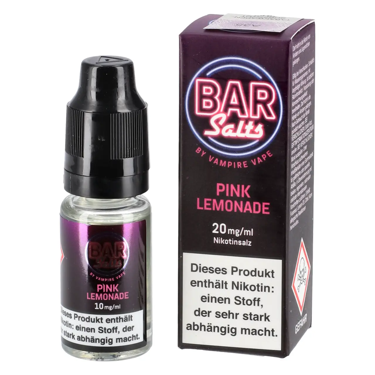 Pink Lemonade - Bar Salts Nikotinsalz Liquid by Vampire Vape - 10ml