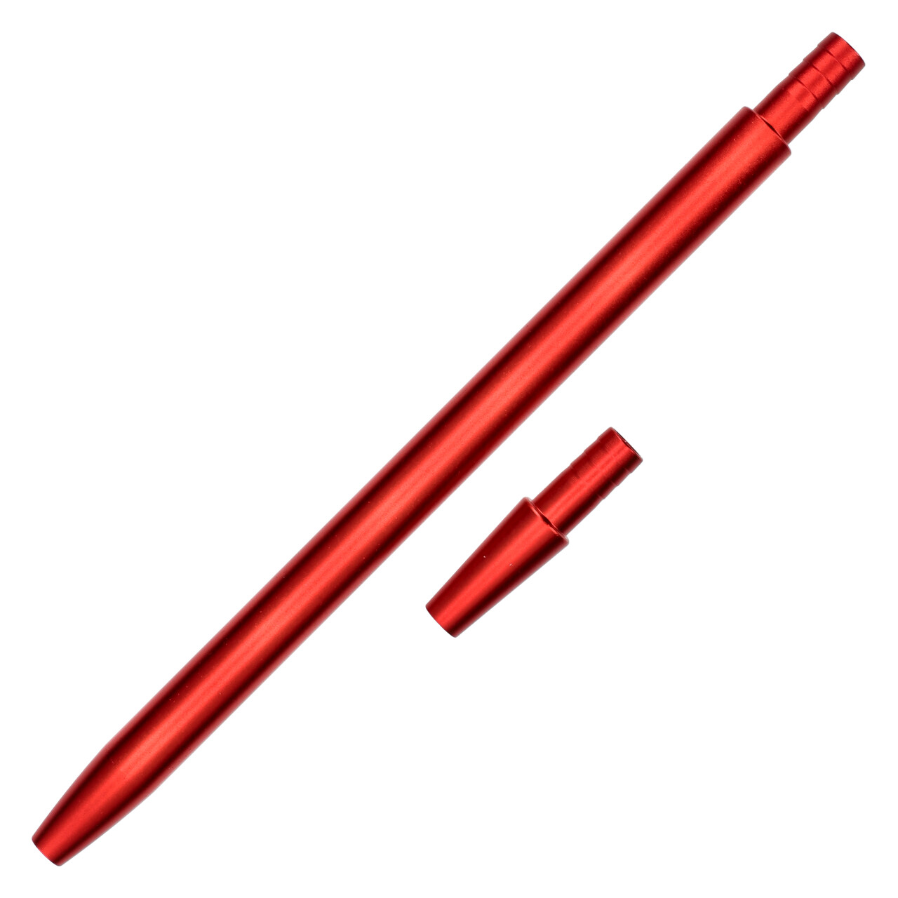 Mundstück "Alu-Classic" Rot, mit Adapter, 30 cm