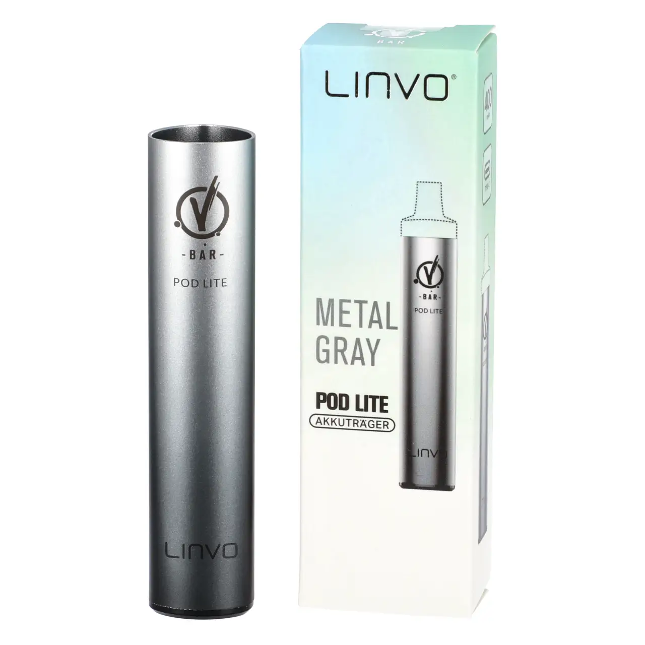 Linvo Pod Lite Akkuträger für Prefilled Pods in der Farbe Metal Gray