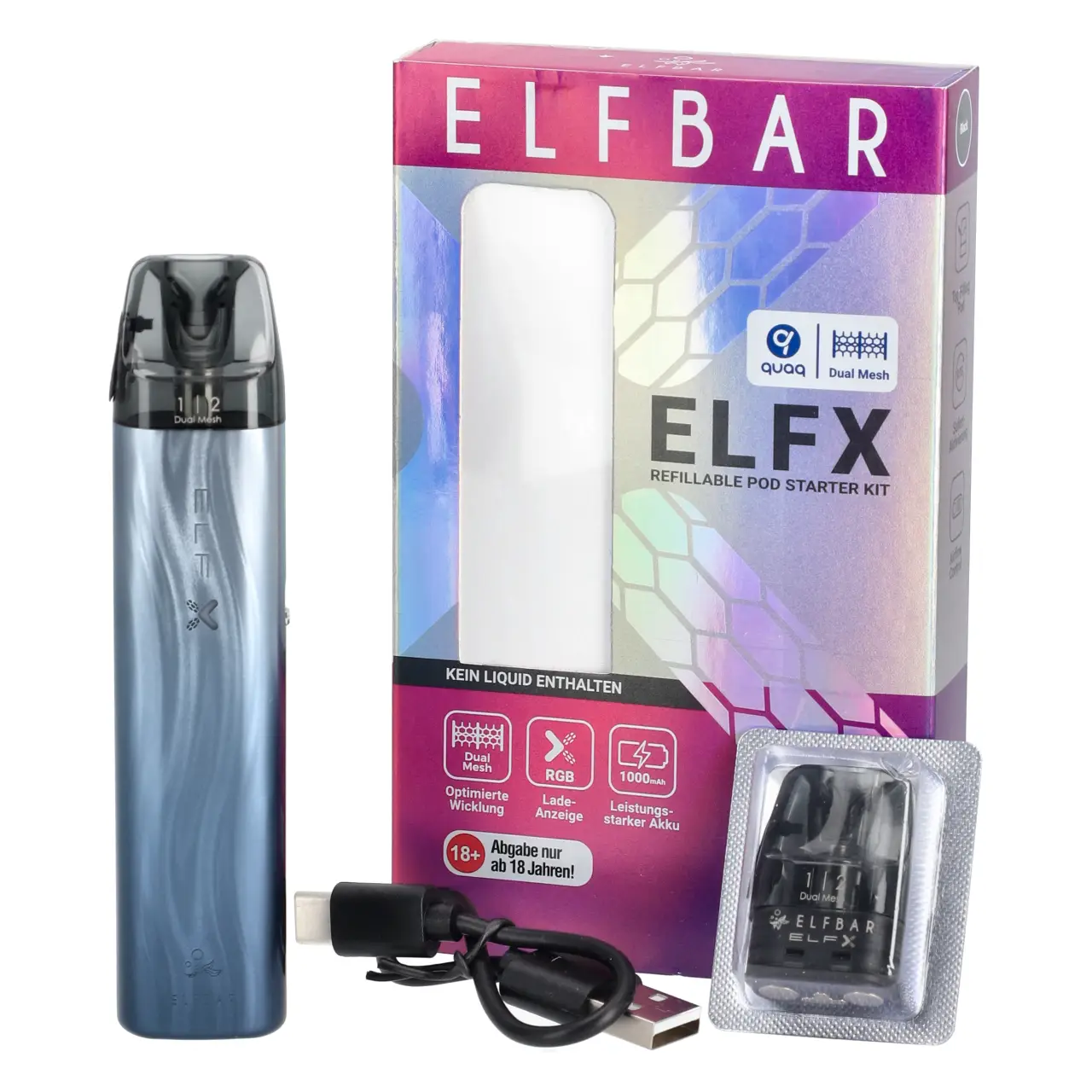 Elfx E-Zigaretten Set in Blau