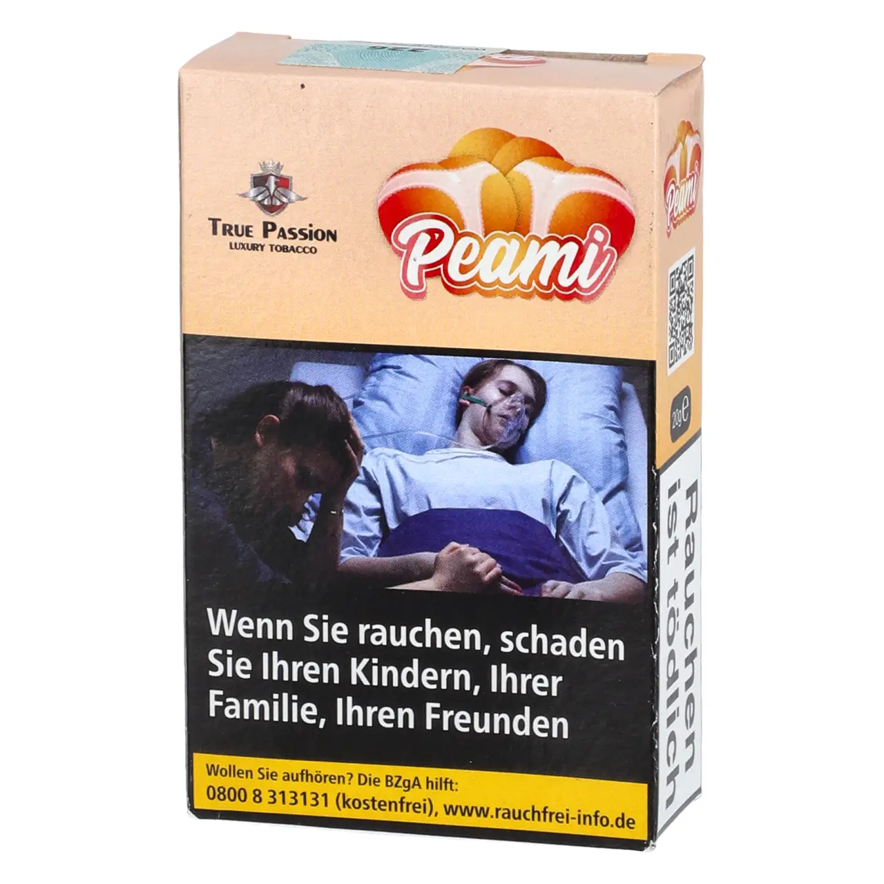 True Passion Shisha Tabak Peami - kühler Pfirsich - 20g