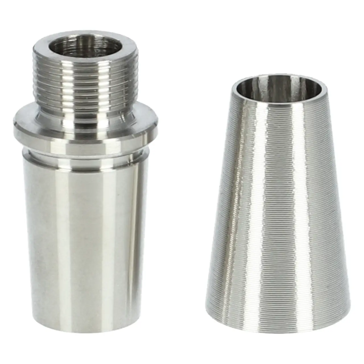 Kopfadapter-Set mit 18,8er Schliff, Edelstahl Aladin Kopfadapter Set 18er Schliff