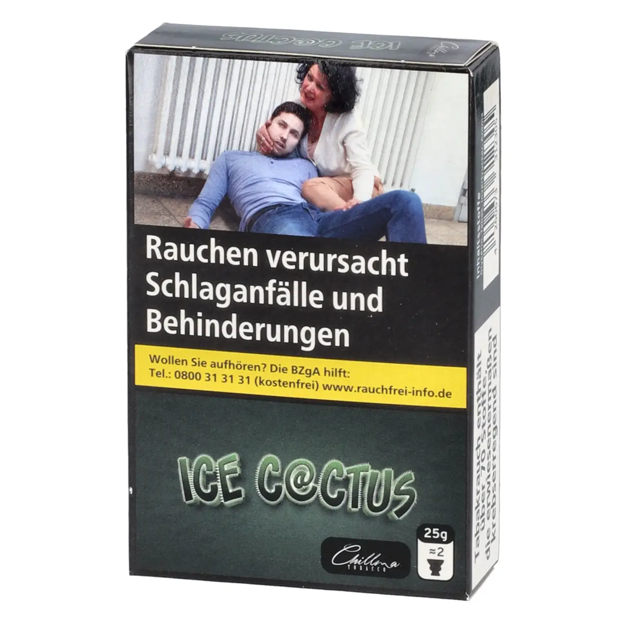 Chillma Kaktusfeige Ice (Ice C@ctus) Shisha Tabak, 25g Chillma Shisha Tabak Ice Cactus - Kaktusfeige Ice - 25g