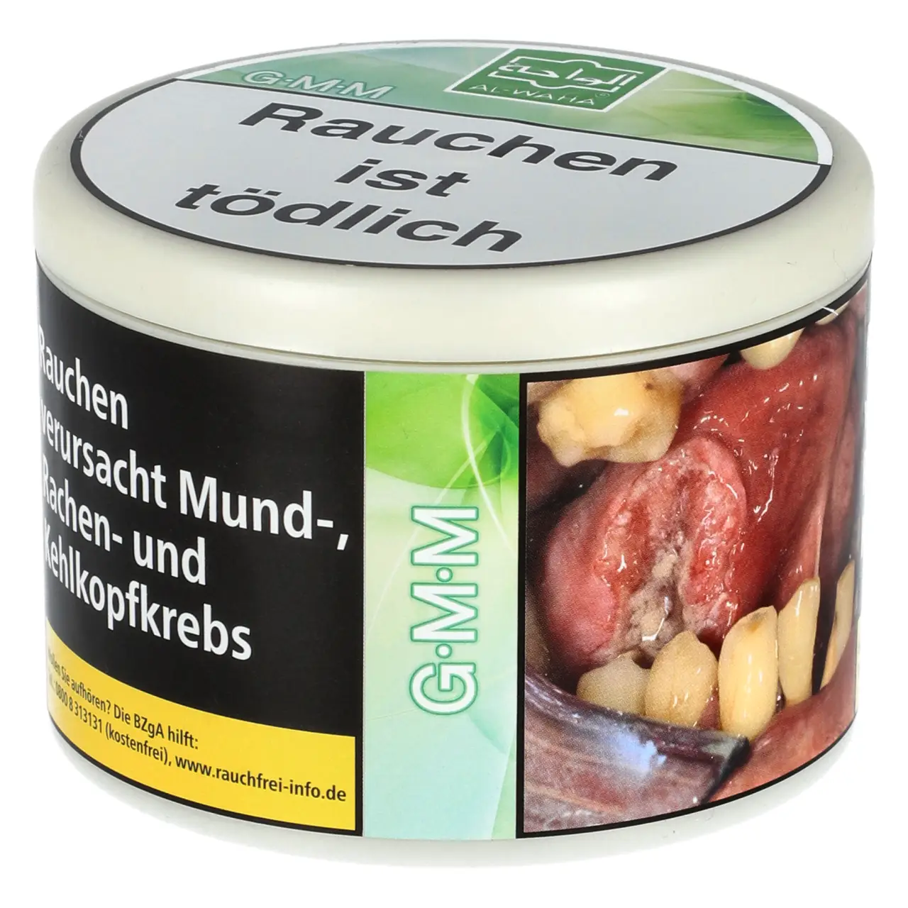 Al Waha Pfeifentabak Kaugummi Minze (G.M.M.), 100g Al Waha Pfeifentabak G.M.M. - Kaugummi Minze - 100g