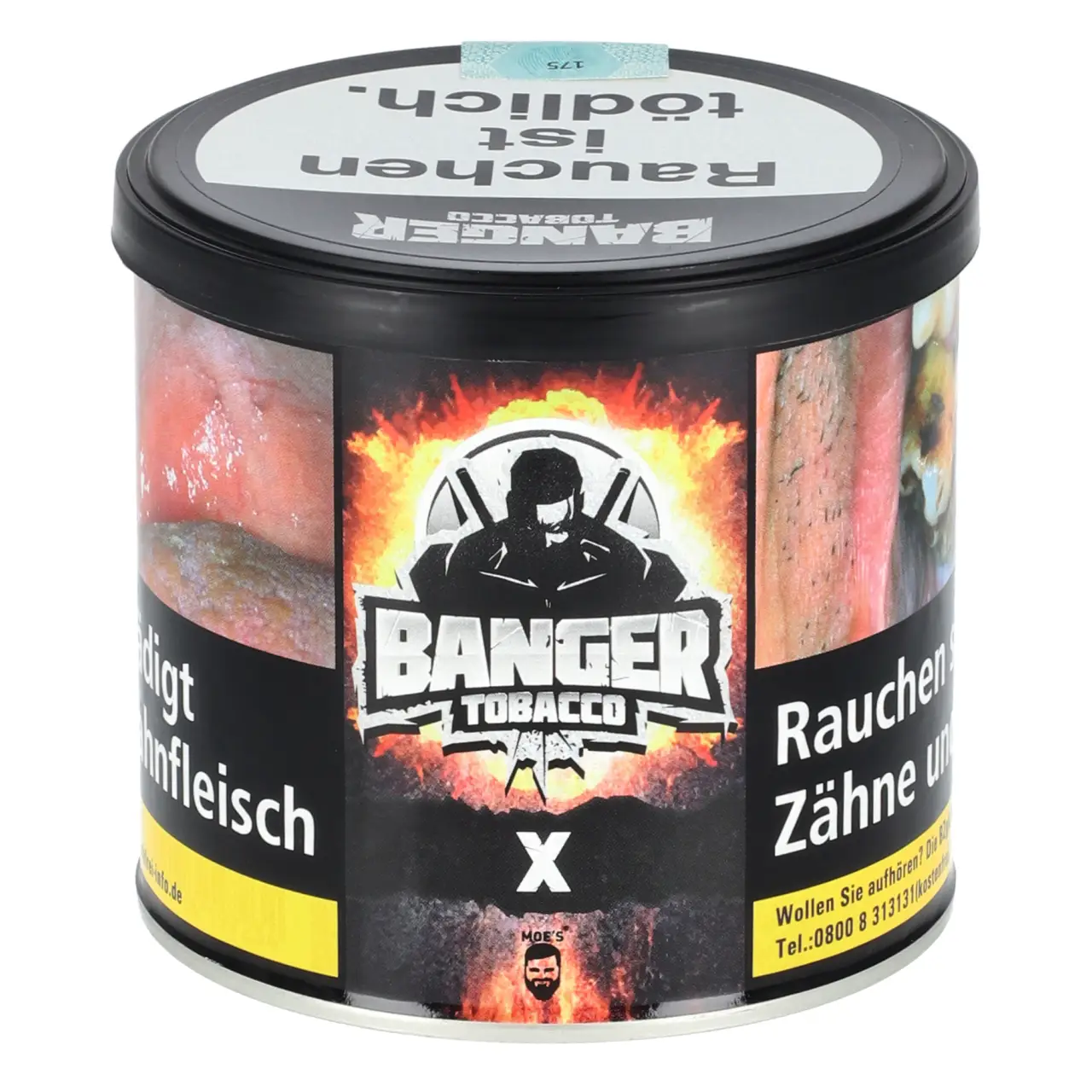 Banger Tobacco Maracuja (X) Shisha Tabak, 200g Banger Tobacco X Shisha Tabak 200g Dose