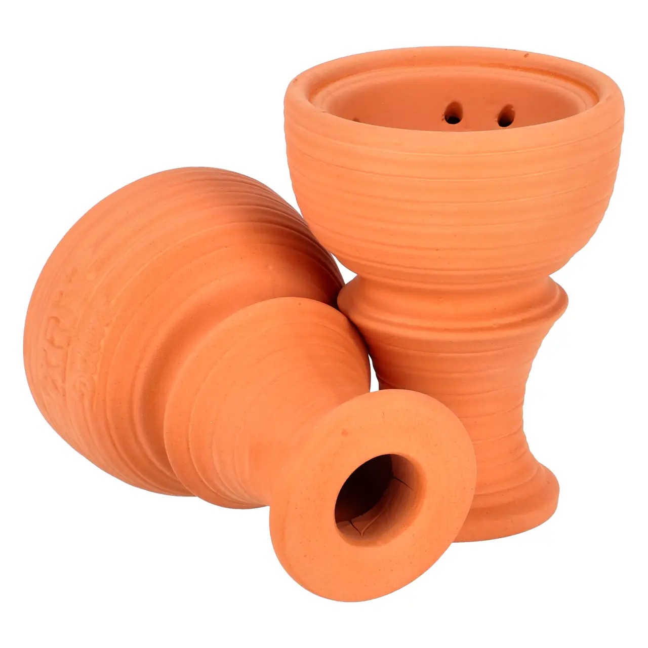 Natur Tabakkopf Amy Deluxe XXL 12-Loch von Hinten