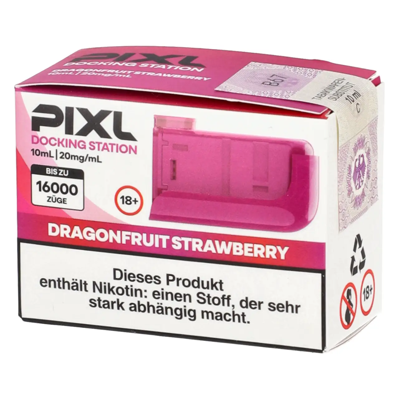 Pixl Docking Station Dragonfruit Strawberry