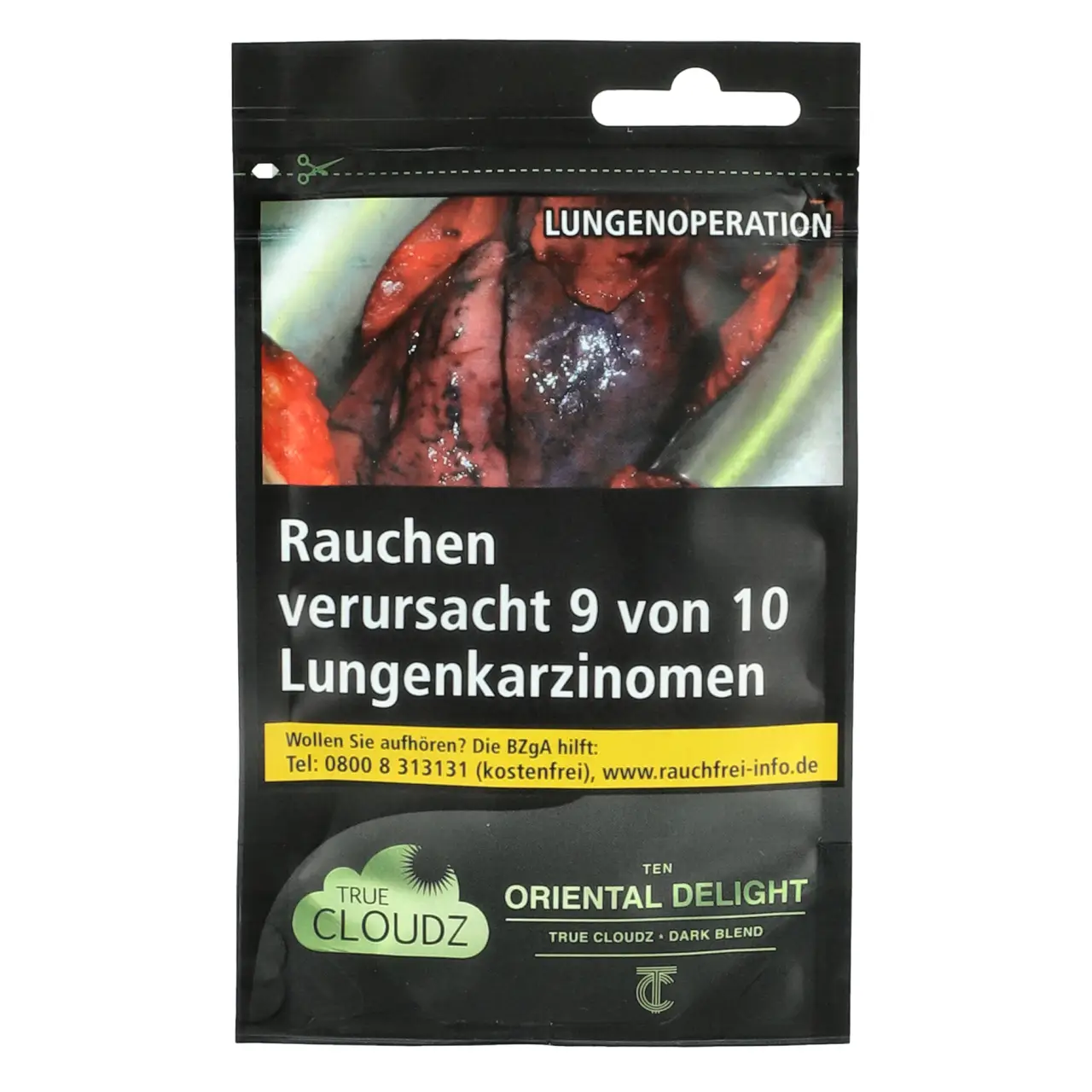 True Cloudz Dark Blend Pistazie Saffran (Ten / Oriental Delight) Shisha Tabak, 25g True Cloudz Dark Blend Shisha Tabak Oriental Delight - Pistazie Saffran - 25g
