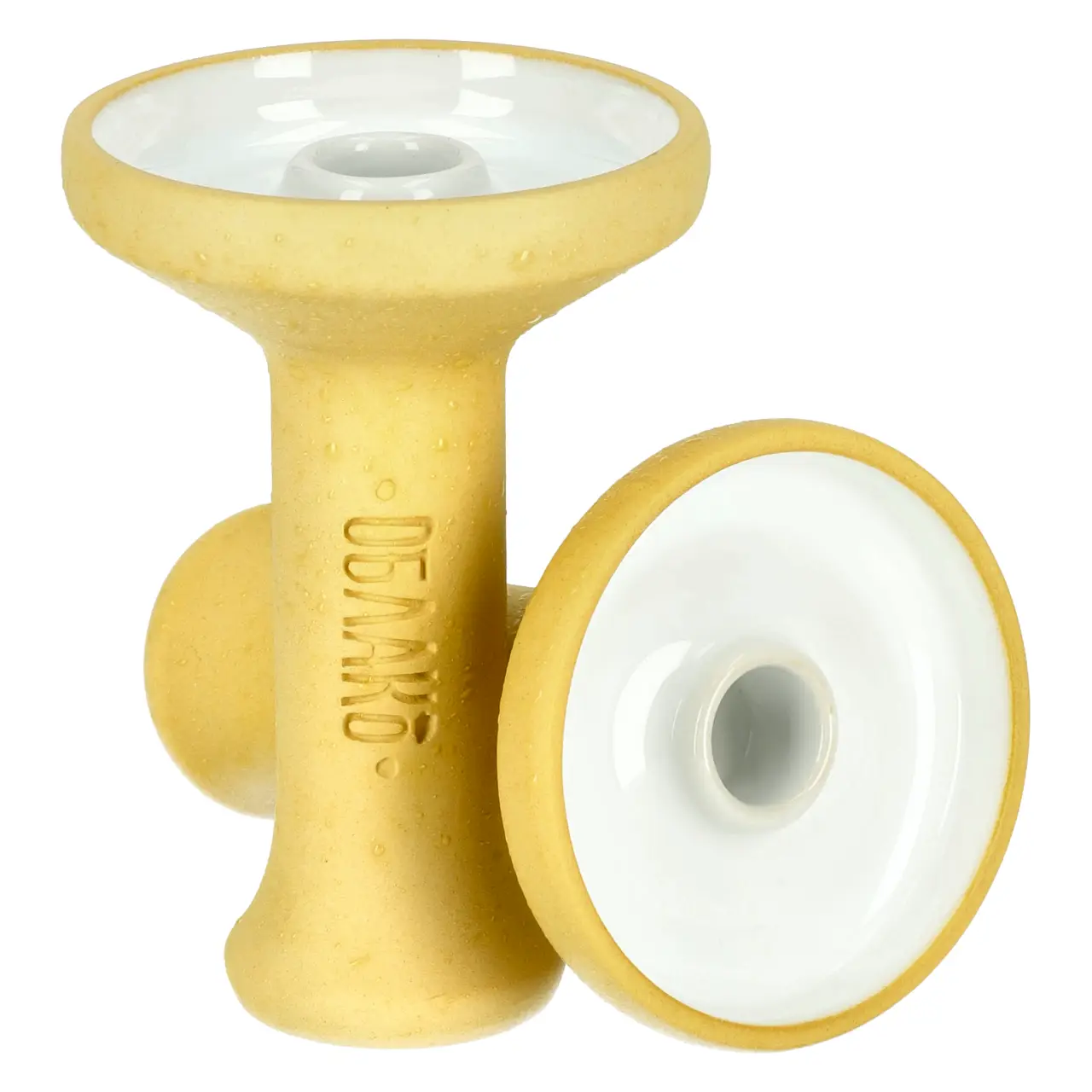 Oblako Phunnel L Mono Yellow Tabakkopf Einloch Oblako Phunnel L Mono Yellow von Vorne