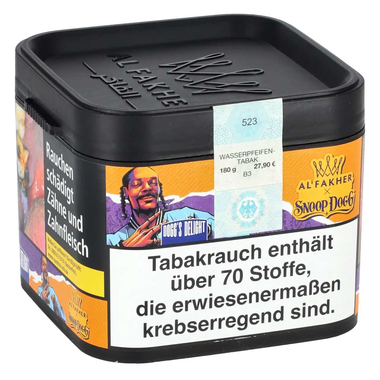 Al Fakher x Snoop Dogg - Dogg´s Delight - Mango Passionsfrucht - Shisha Tabak 180g Al Fakher x Snoop Dogg Tabak - Dogg´s Delight