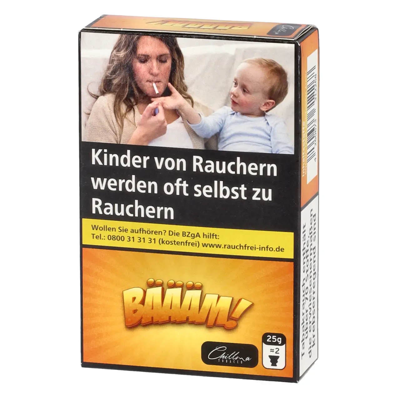 Chillma Melone Ananas (Bäääm!) Shisha Tabak, 25g Chillma Shisha Tabak BÄÄÄM! - Melone Ananas - 25g
