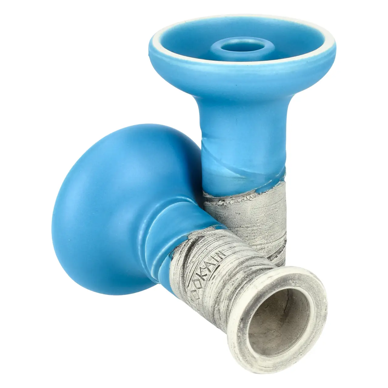 Hookain Lit Lip Phunnel Baby Blue von Hinten