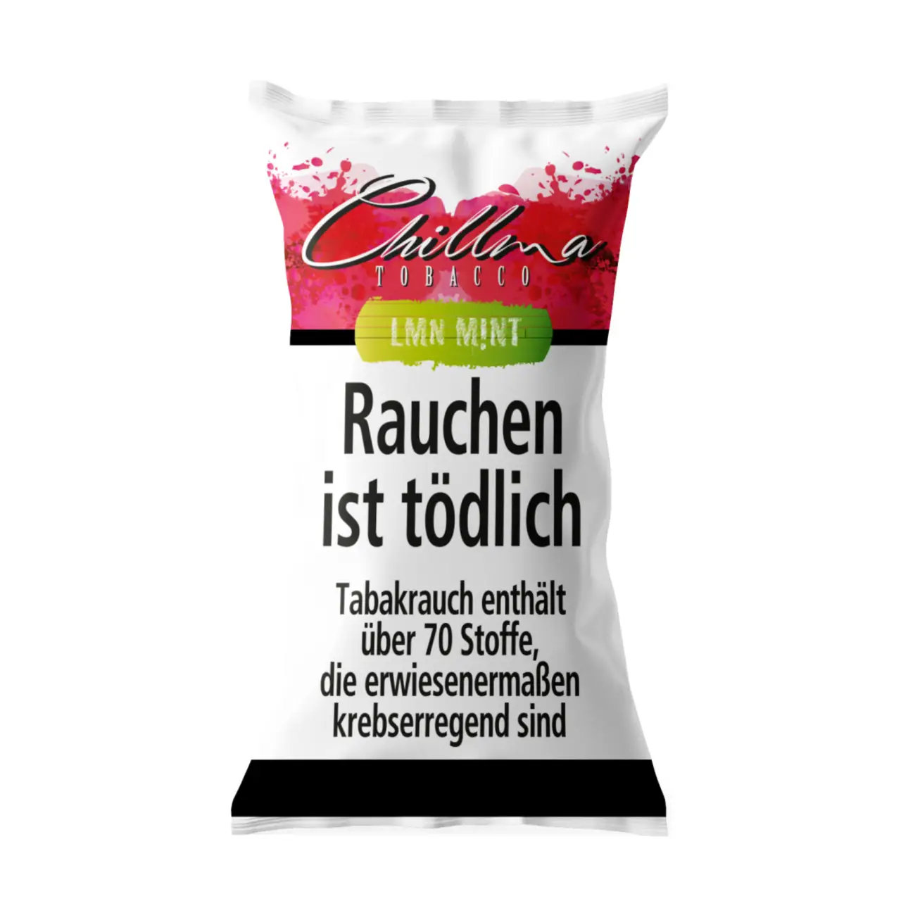 Chillma Zitrone Minze (Lmn M!nt) Shisha Tabak Gastro Edition, 20g Chillma Gastro Shisha Tabak Lmn Mint - Zitrone Minze - 20g