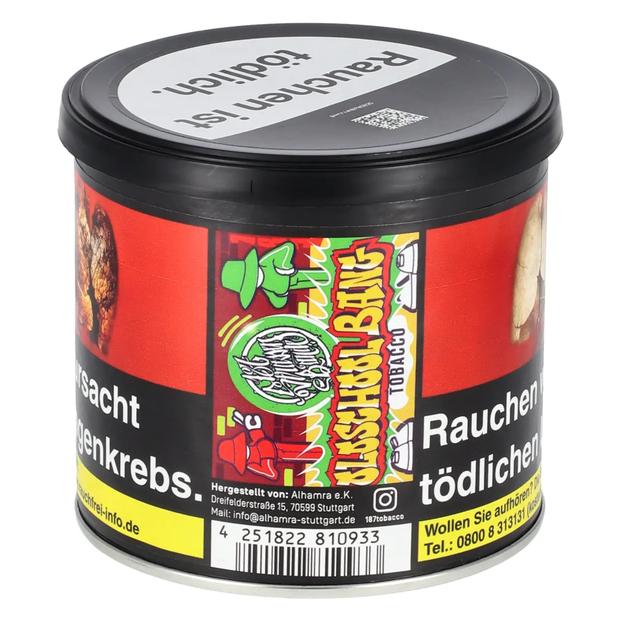 187 Tabak Oldschool Bang - Doppelapfel - Shisha Tabak 200g 187 Tabak Oldschool Bang 200g Dose
