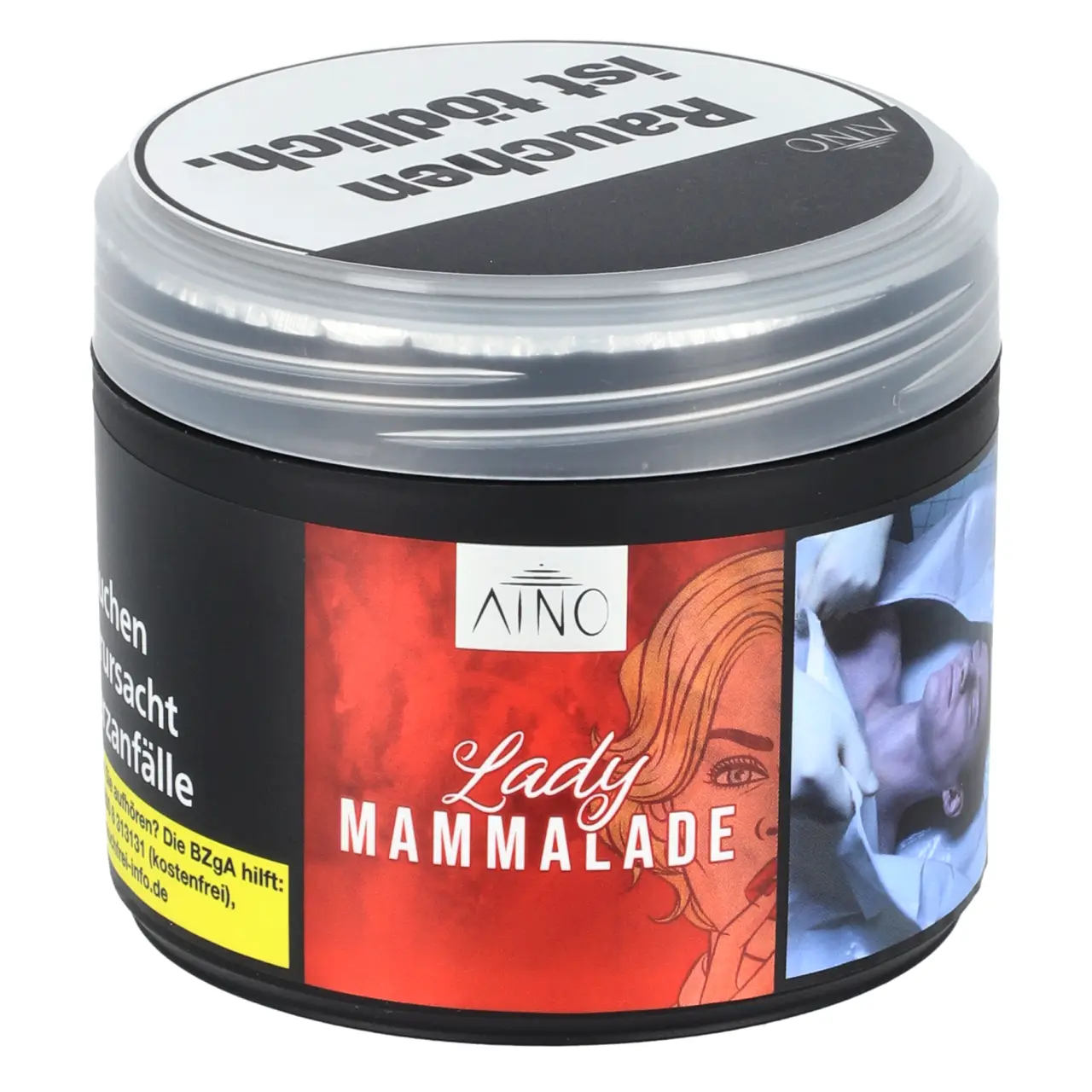 Aino Kirsche Himbeere Gojibeere (Lady Mammalade) Shisha Tabak, 200g Aino Shisha Tabak Lady Mammalade in der 200g Dose