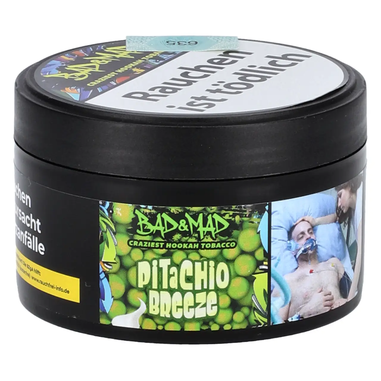 Bad & Mad Pistazie Vanille (Pitachio Breeze) Shisha Tabak, 25g Bad & Mad Shisha Tabak Pitachio Breeze - Pistazie Vanille - 25g