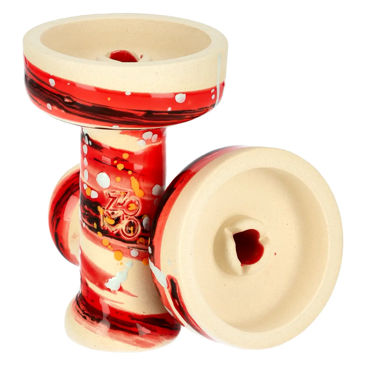 Kong Phunnel Zomo Edition Daisy Ruby Tabakkopf Einloch Kong Phunnel Zomo Edition Daisy Ruby von Vorne