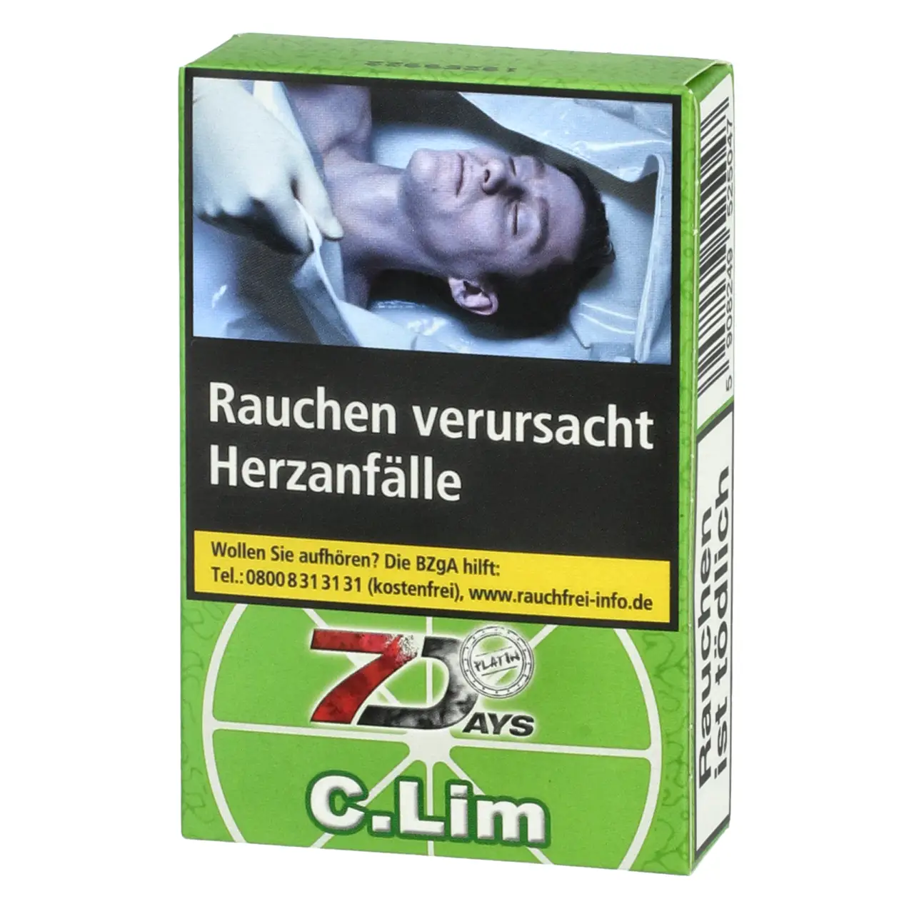 7 Days Platin kühle Limette (C.Lim) Shisha Tabak, 25g 7 Days Platin Shisha Tabak C.Lim 25g
