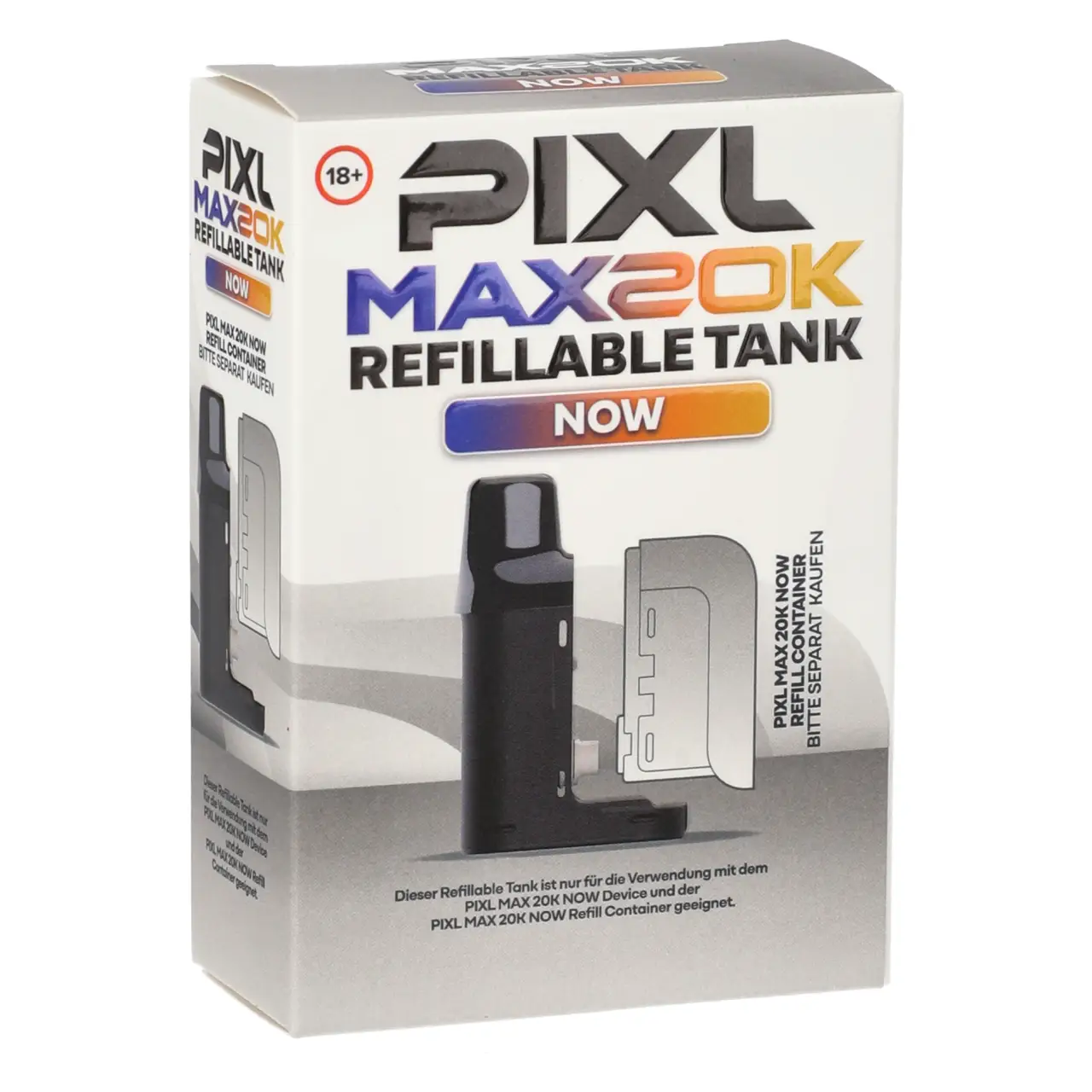 Pixl Max 20K Now Verpackung Refillable Tank