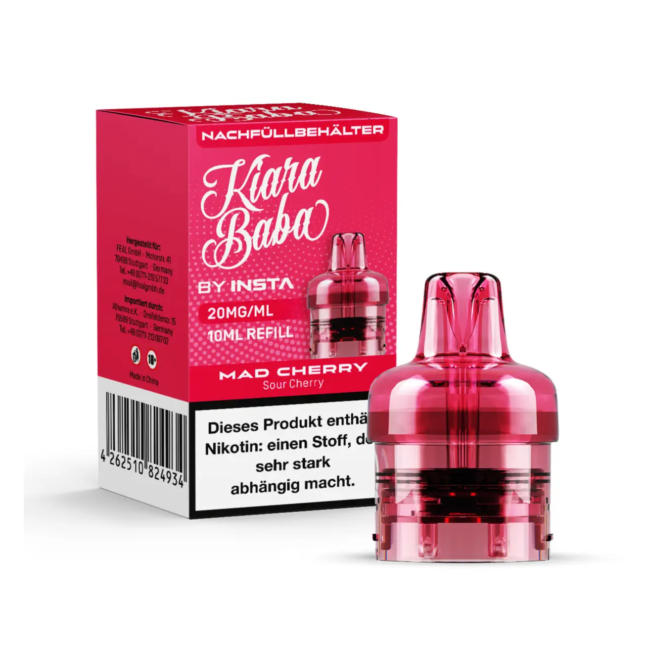 Kiara Baba Nachfüllbehälter Mad Cherry