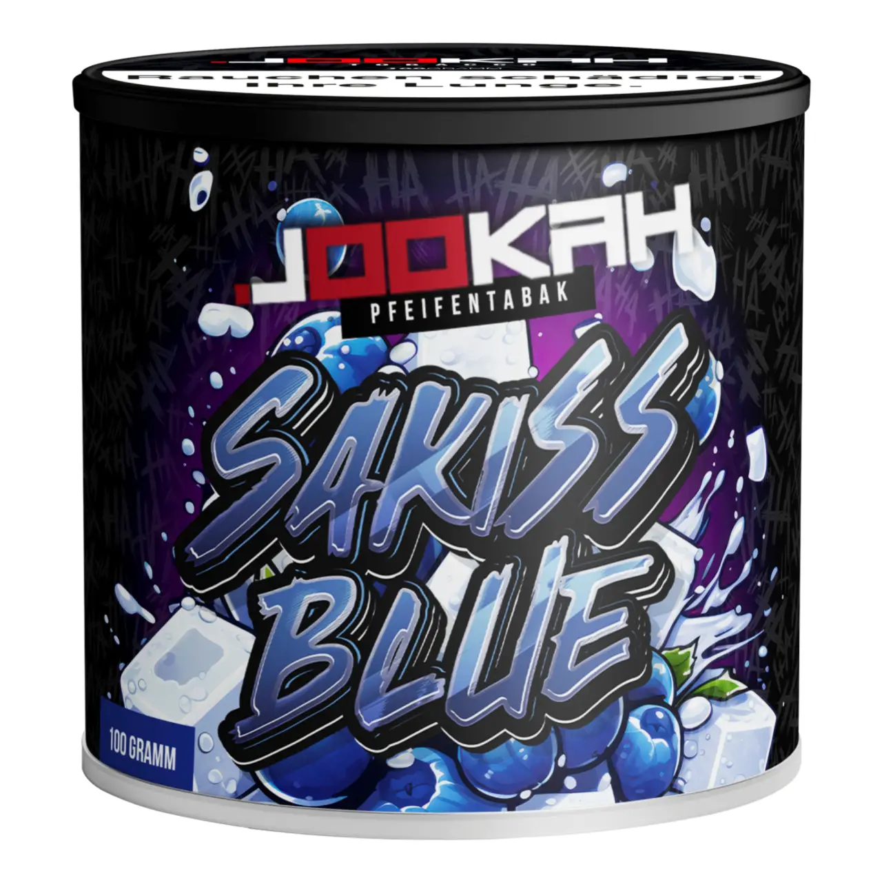 Jookah Pfeifentabak Sakiss Blue - türkischer Kaugummi Blaubeere - 100g