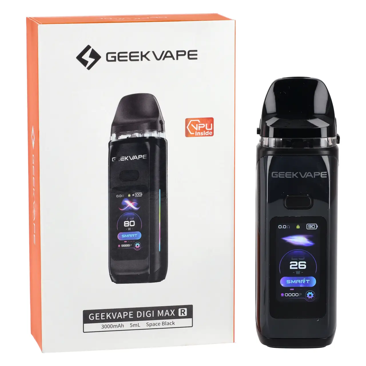 Geekvape Digi Max R - Space Black - mit Verpackung