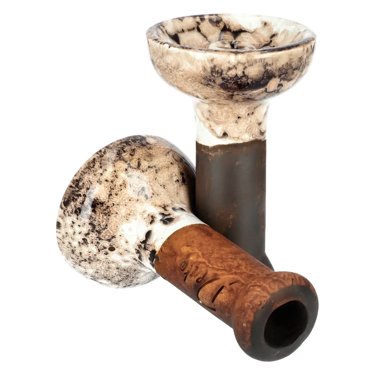 Denka Bowl Einloch Phunnel Weiß-Schwarz von Hinten