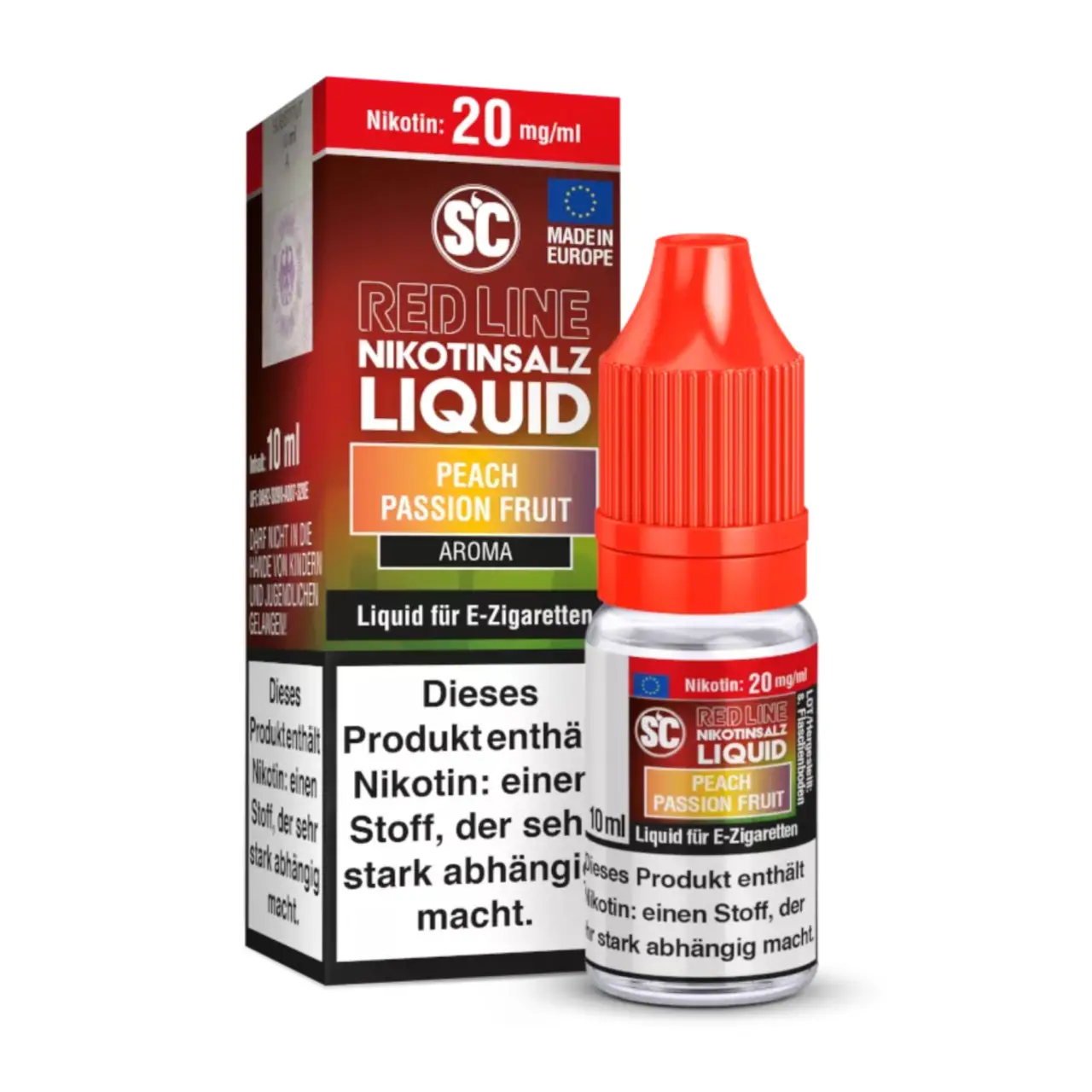 Peach Passion Fruit - SC Red Line Overdosed Liquid 10ml