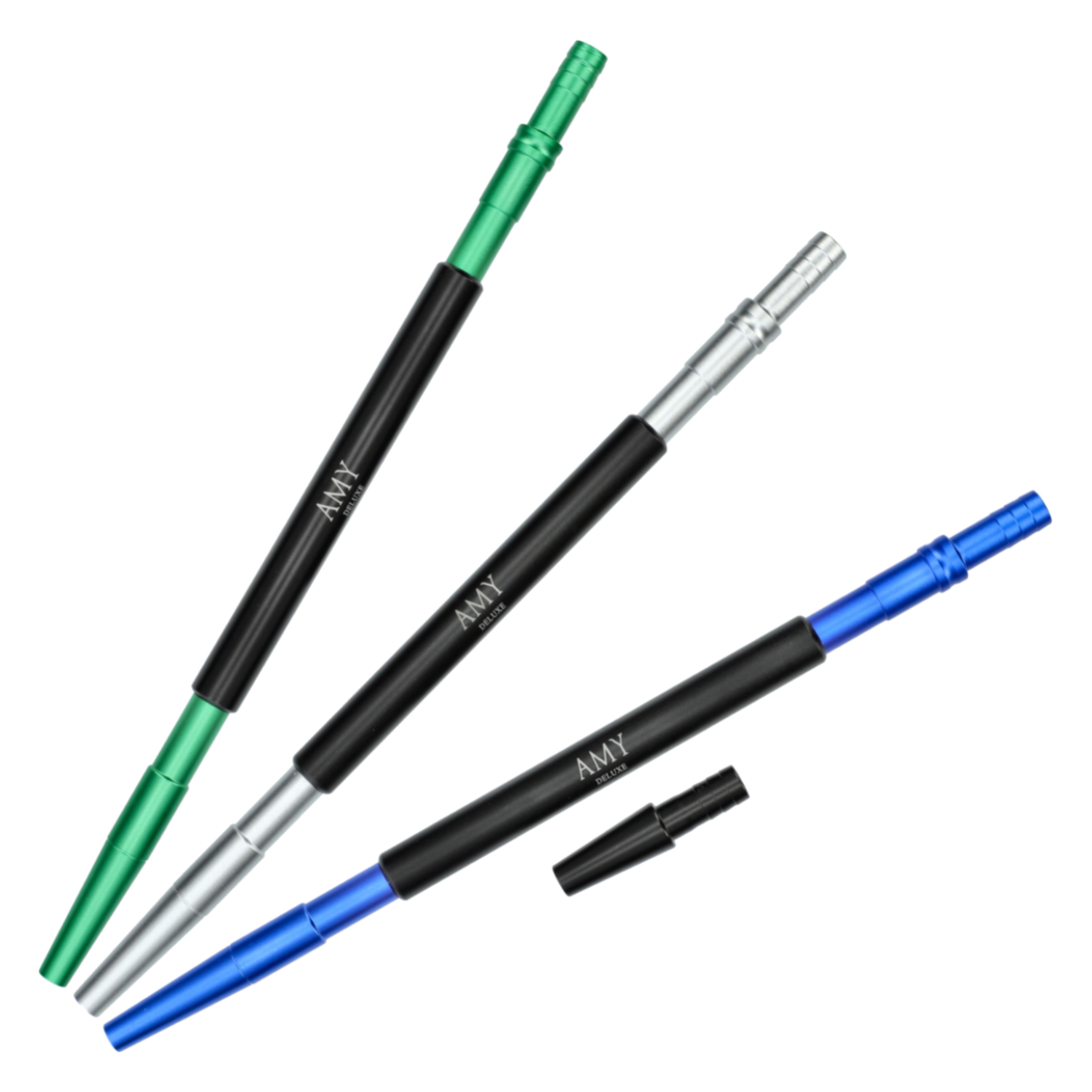 Amy-H002-Varianten Aluminium Mundstück Amy Deluxe, mit Adapter, 36 cm