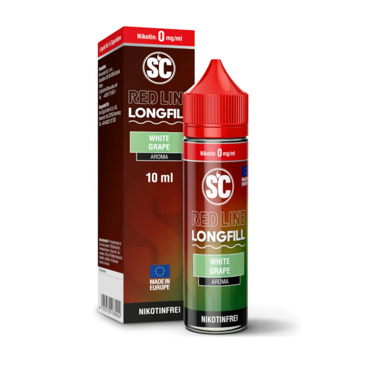 SC Red Line Longfill - White Grape - helle Traube - Aroma 10ml SC Red Line Longfill White Grape Aroma