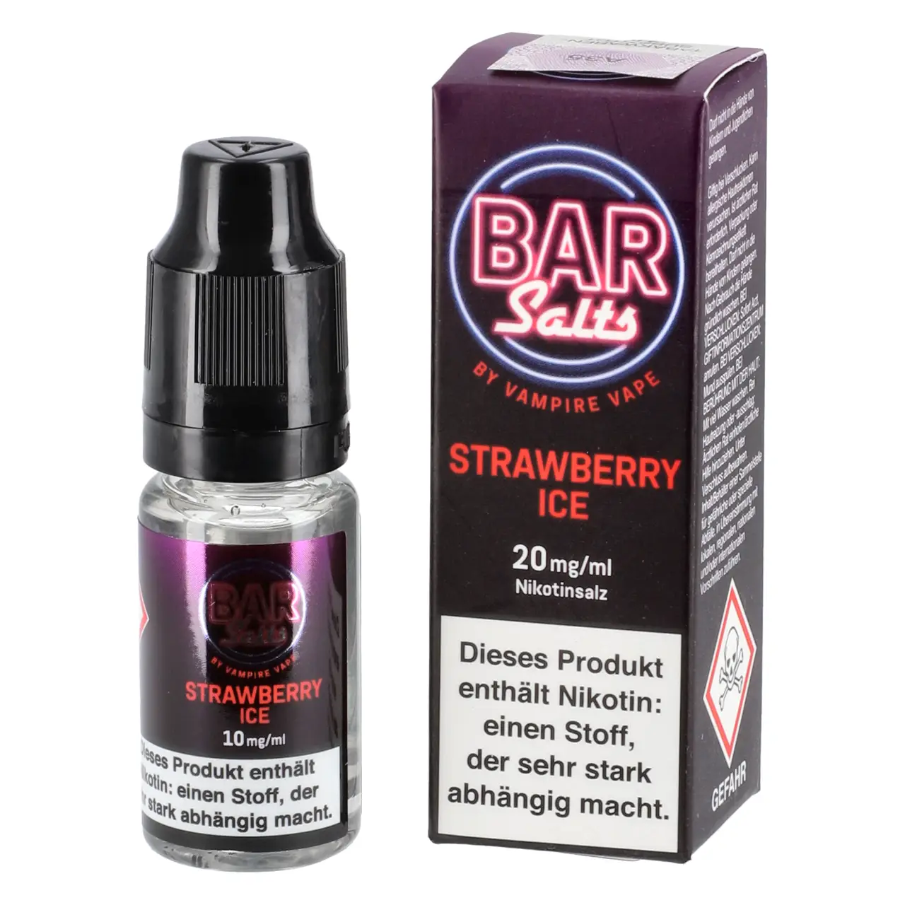 Strawberry Ice - Bar Salts Nikotinsalz Liquid by Vampire Vape - 10ml