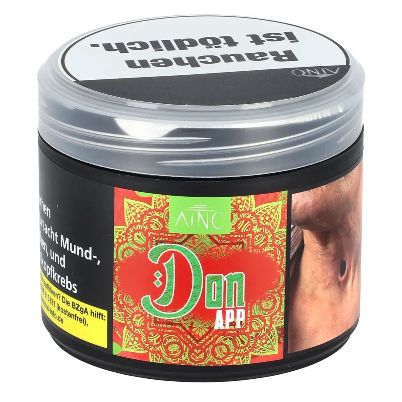 Aino Doppelapfel (Don App) Shisha Tabak, 200g Aino Shisha Tabak Don App in der 200g Dose